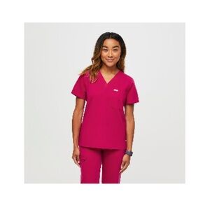 Figs Ultra Rose S/P Catarina Scrub Top